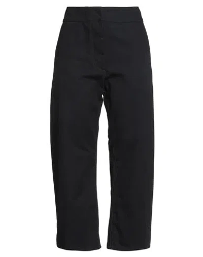 Jil Sander Woman Pants Midnight Blue Size 10 Cotton