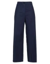 Jil Sander Woman Pants Midnight Blue Size 12 Cotton