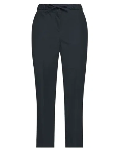 JIL SANDER+ JIL SANDER+ WOMAN PANTS MIDNIGHT BLUE SIZE 4 COTTON