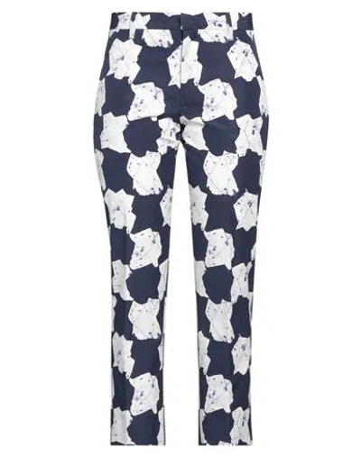 Jil Sander Woman Pants Navy Blue Size 2 Cotton