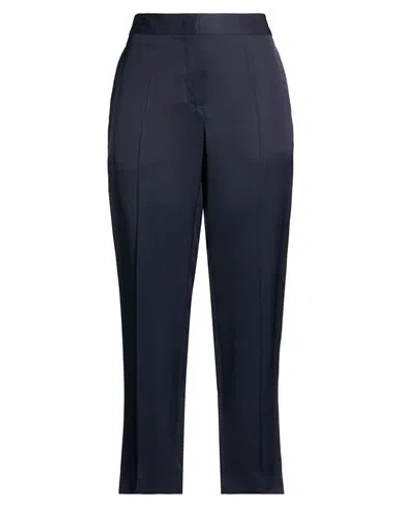 Jil Sander Woman Pants Navy Size 6 Viscose In Blue