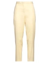 Jil Sander Woman Pants Pastel Yellow Size 8 Virgin Wool