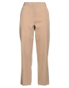 Jil Sander Woman Pants Sand Size 10 Wool In Brown