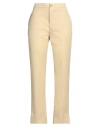 Jil Sander Woman Pants Sand Size 10 Wool In Beige