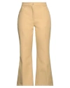 Jil Sander Woman Pants Sand Size 12 Cotton In Beige