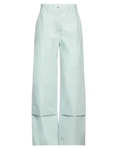 Jil Sander+ Woman Pants Turquoise Size 00 Cotton