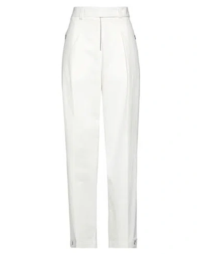 Jil Sander Woman Pants White Size 4 Cotton