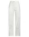 Jil Sander+ Woman Pants White Size 6 Cotton In White