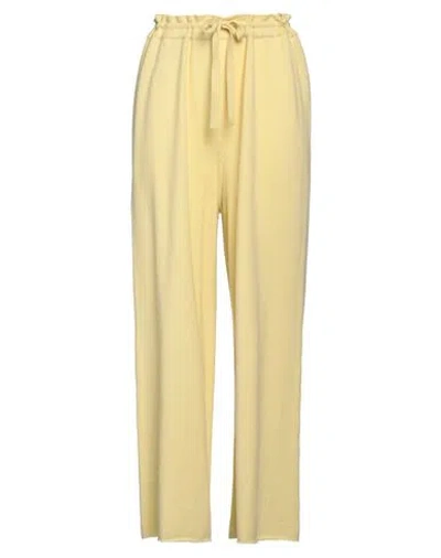 Jil Sander+ Woman Pants Yellow Size 10 Cashmere