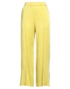 Jil Sander Woman Pants Yellow Size 4 Acetate, Viscose