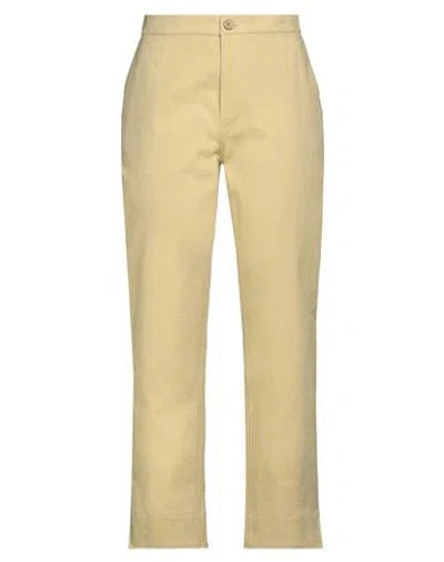 Jil Sander Woman Pants Yellow Size 8 Cotton