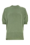 Jil Sander Pastel Green Wool Sweater In Green