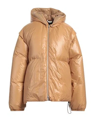 Jil Sander+ Woman Puffer Camel Size L Polyamide In Beige