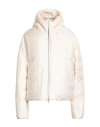 Jil Sander Cream Nylon Blend Down Jacket In Neutral