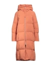 Jil Sander Woman Puffer Orange Size 0 Polyester