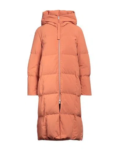 Jil Sander Woman Puffer Orange Size 0 Polyester