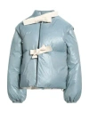 Jil Sander Woman Down Jacket Grey Size M Polyamide In Grey