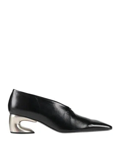 Jil Sander Woman Pumps Black Size 8 Calfskin