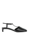 Jil Sander Woman Pumps Black Size 8 Lambskin