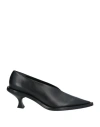 Jil Sander Woman Pumps Black Size 8 Leather In Black