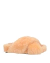 Jil Sander Comfortable Shearling Slides With A Playful Touch In Orange