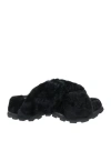 Jil Sander Woman Sandals Black Size 5 Textile Fibers In Black