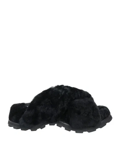 Jil Sander Woman Sandals Black Size 5 Textile Fibers
