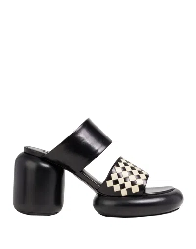 Jil Sander Sandals In Black