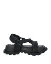 Jil Sander Open Toe Chunky Hiking Sandals In Black