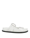 Jil Sander Woman Sandals Black Size 9 Calfskin In Black