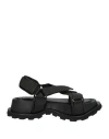 Jil Sander Open Toe Chunky Hiking Sandals In Green