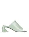Jil Sander Sandals In Sage Green