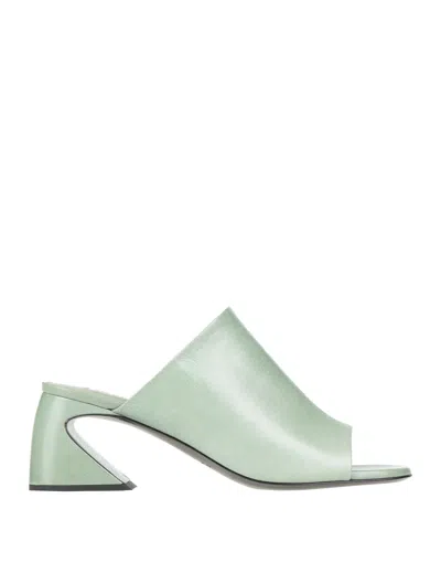 Jil Sander Sandals In Sage Green