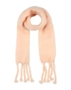 Jil Sander Woman Scarf Apricot Size - Mohair Wool, Wool, Polyamide In Orange