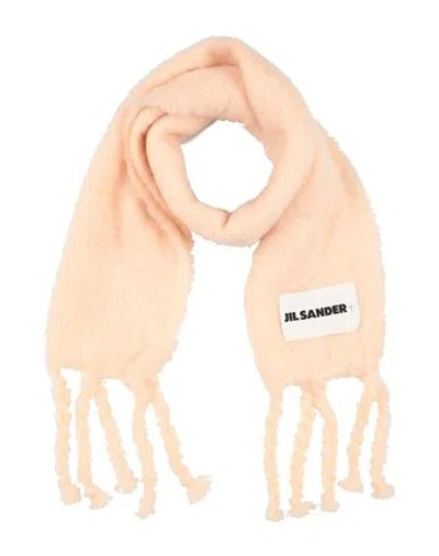 Jil Sander + Woman Scarf Blush Size - Mohair Wool, Wool, Polyamide In Pink