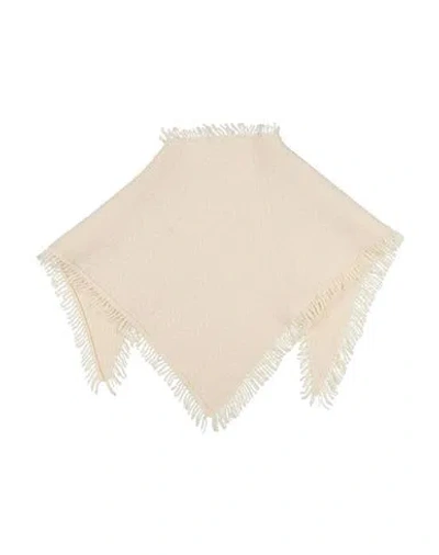 Jil Sander Woman Scarf Ivory Size - Wool In White