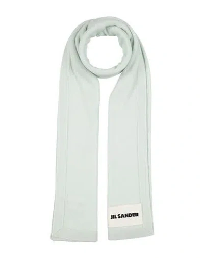 Jil Sander Woman Scarf Light Green Size - Cashmere