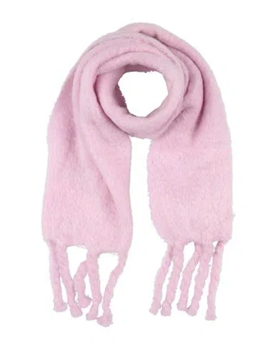 Jil Sander Woman Scarf Lilac Size - Mohair Wool, Wool, Polyamide