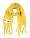 Jil Sander + Woman Scarf Marigold Size - Mohair Wool, Wool, Polyamide In Yellow