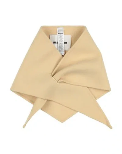 Jil Sander Woman Scarf Pastel Yellow Size - Cashmere, Polyester, Acrylic