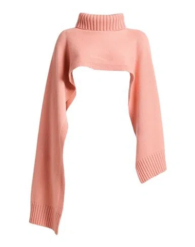 Jil Sander Woman Scarf Salmon Pink Size - Cashmere In Pink