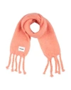 Jil Sander Woman Scarf Salmon Pink Size - Mohair Wool, Wool, Polyamide