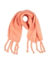 Jil Sander + Woman Scarf Salmon Pink Size - Mohair Wool, Wool, Polyamide In Pink