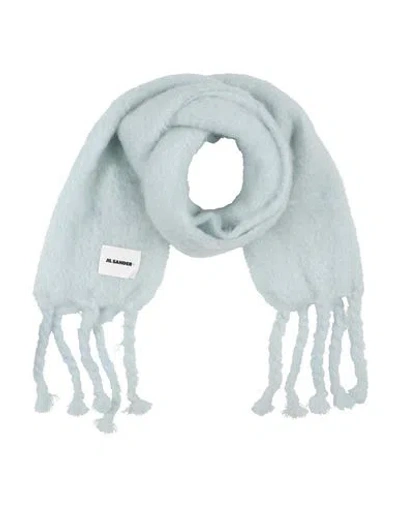 Jil Sander+ Woman Scarf Sky Blue Size - Mohair Wool, Wool, Polyamide