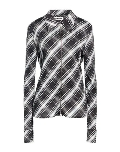 Jil Sander Woman Shirt Black Size 10 Viscose