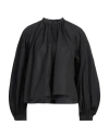 Jil Sander Woman Shirt Black Size 2 Cotton In Black