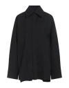 Jil Sander Woman Shirt Black Size 2 Wool In Black
