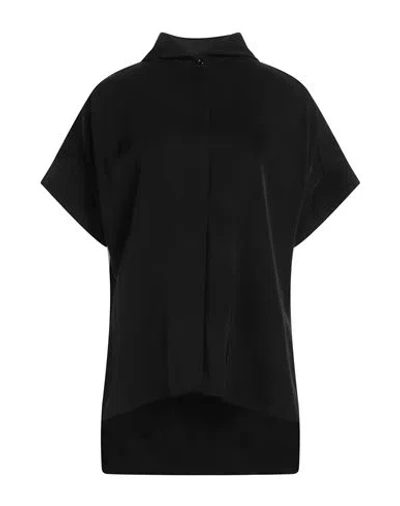 Jil Sander Woman Shirt Black Size 6 Viscose