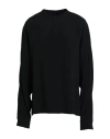 Jil Sander Woman Shirt Black Size 6 Viscose, Acetate In Black