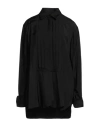 Jil Sander Woman Shirt Black Size 8 Viscose